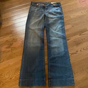 American eagle Y2K flared jeans stretch low rise wide leg